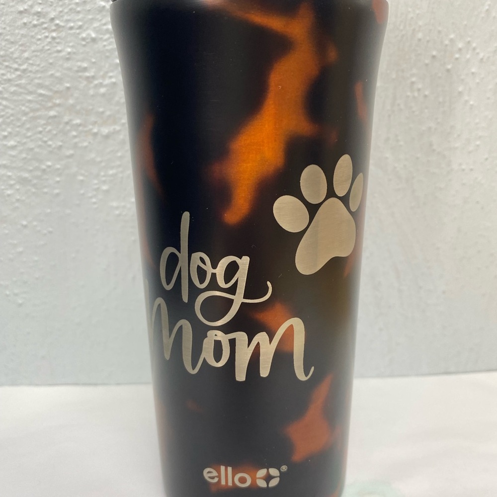 Insulated cup laser engraved